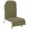 vidaXL Coussin de transat ensoleill&eacute; GEMERT 100 % polyester Vert olive