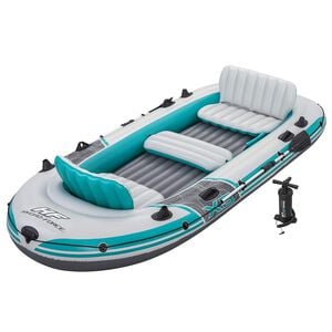 Bestway Bateau gonflable Gris et blanc 3,64 x 1,66 m PVC