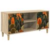 vidaXL Meuble TV ZAANDAM 102 x 33 x 50 cm Sonoma Bois d'ing&eacute;nierie