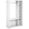 vidaXL Armoire de couloir Blanc 91 x 32 x 150,5 cm