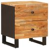 vidaXL Cabinet de chevet Marron 40 x 33 x 46 cm Bois de mangue massif
