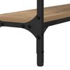 vidaXL Table console avec &eacute;tag&egrave;re Ch&ecirc;ne artisanal 100 x 22,5 x 75 cm
