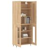 vidaXL Buffet haut Ch&ecirc;ne sonoma 69,5x34x180 cm Bois d'ing&eacute;nierie