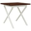 vidaXL Table &agrave; manger carr&eacute;e 70 x 70 x 75 cm Bois d'Acacia Massif