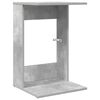 vidaXL Table d'appoint Gris b&eacute;ton 40 x 38 x 62,5 cm Bois d'ing&eacute;nierie