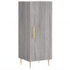 vidaXL Buffet Sonoma gris 34,5x34x90 cm Bois d'ing&eacute;nierie
