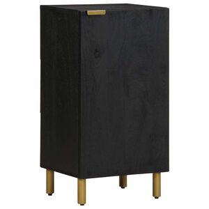 vidaXL Buffet noir 40x33x75 cm bois d'ing&eacute;nierie