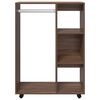 vidaXL Garde-robe Ch&ecirc;ne marron 80x40x110 cm Bois d'ing&eacute;nierie