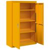 vidaXL Armoire de rangement 2 pcs Jaune moutarde 90 x 40 x 140 cm