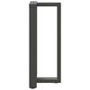 vidaXL Pieds de table de bar en T, 2 pi&egrave;ces, anthracite, 40 x 35 x (90-91) cm, acier