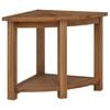 vidaXL Table d'appoint de salle de bain Naturel 45 x 45 x 46 cm