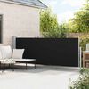vidaXL Auvent lat&eacute;ral r&eacute;tractable de patio 140x500 cm Noir