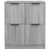 vidaXL Buffets 2 pcs Sonoma gris 60x30x70 cm Bois d'ing&eacute;nierie