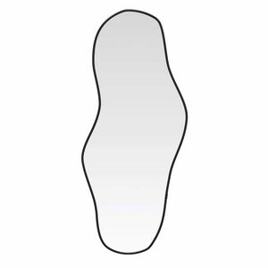 vidaXL Miroir mural Noir 100x45 cm