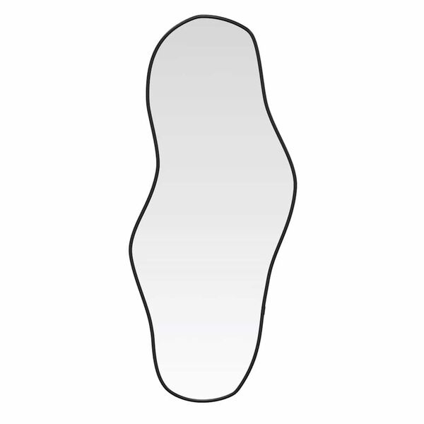 vidaXL Miroir mural Noir 100x45 cm