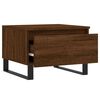 vidaXL Table basse ch&ecirc;ne marron 50x46x35 cm bois d'ing&eacute;nierie