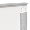 vidaXL Lit de Rangement Gris Sonoma 150 x 200 cm Bois d'ingénierie