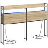 vidaXL T&ecirc;te de lit de rangement Ch&ecirc;ne sonoma Bois d'ing&eacute;nierie
