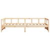vidaXL Lit de jour sans matelas naturel 90x200 cm bois pin massif