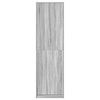 vidaXL Armoire Gris Sonoma 55 x 25 x 189 cm Bois d'ingénierie