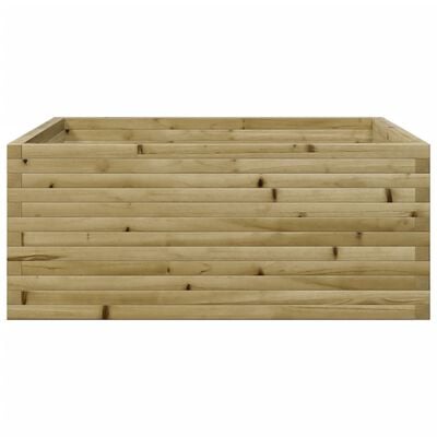 vidaXL Jardinière 110x110x46 cm bois de pin imprégné