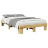 vidaXL Cadre de lit sans matelas 120x200 cm bois massif de chêne