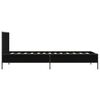 vidaXL Cadre de lit sans matelas noir 75x190 cm