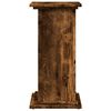 vidaXL Piédestal avec rangement chêne fumé 31x30x60 cm bois ingénierie
