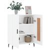 vidaXL Buffet blanc 69,5x34x90 cm bois d'ing&eacute;nierie