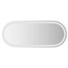 vidaXL Miroir de salle de bain LED Transparent 90 x 40 cm verre tremp&eacute;