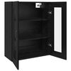 vidaXL Armoire de rangement Montage mural Ch&ecirc;ne noir 69,5 x 34 x 90 cm