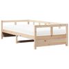 vidaXL Lit de jour avec matelas 90x190 cm bois de pin massif