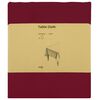 vidaXL Tissu de Table 5 pc Bordeaux 140 x 180 cm Polyester