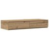 vidaXL Tiroirs de lit Ch&ecirc;ne artisanal 80 x 36,5 x 16,5 cm