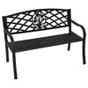 Lesli Living Banc St. James 114x59,5x80 cm M&eacute;tal Noir