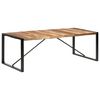 vidaXL Table &agrave; manger 220x100x75 cm bois massif