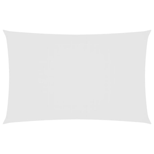 vidaXL Voile de parasol tissu oxford rectangulaire 6x8 m blanc