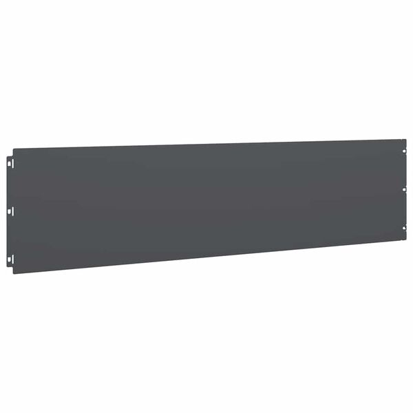 vidaXL Bordures pelouse 10pcs anthracite 25x103cm acier lamin&eacute; &agrave; froid