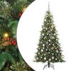 vidaXL Sapin de No&euml;l Artificiel &agrave; Branches Articul&eacute;es Vert 180 cm