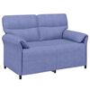 vidaXL Canap&eacute; 100% polyester, cadre en m&eacute;tal, MDF, Contreplaqu&eacute;