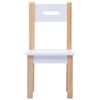 vidaXL Ensemble de table et chaises pour enfants 3 pcs Noir et blanc