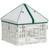 vidaXL Panneau de jeu pour chien 4 panneaux avec toit 60 x 60 x 82 cm