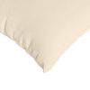 vidaXL Coussins de canap&eacute; 2 pcs Beige 80 x 40 cm tissu