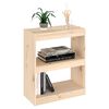 vidaXL Biblioth&egrave;que/S&eacute;parateur de pi&egrave;ce 60x30x71,5 cm Bois de pin