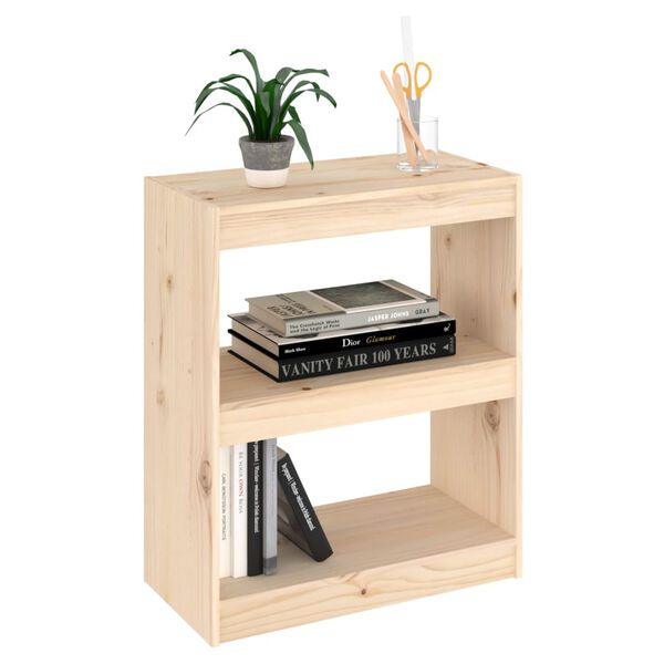 vidaXL Biblioth&egrave;que/S&eacute;parateur de pi&egrave;ce 60x30x71,5 cm Bois de pin