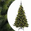 vidaXL Sapin de No&euml;l artificiel avec boules 180 cm 300 LED Blanc chaud