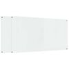 vidaXL Cr&eacute;dence de cuisine 2 pc Transparent 120 x 60 cm verre tremp&eacute;