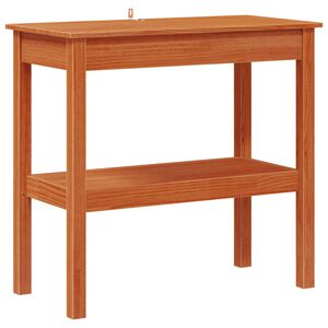 vidaXL Table console Brun Cir&eacute; 80 x 40 x 75 cm Pin massif