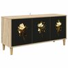 vidaXL Meuble TV BREMEN 102 x 33 x 50 cm Sonoma Bois d'ing&eacute;nierie