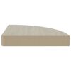 vidaXL &Eacute;tag&egrave;re d'angle murale Ch&ecirc;ne et blanc 25x25x3,8 cm MDF